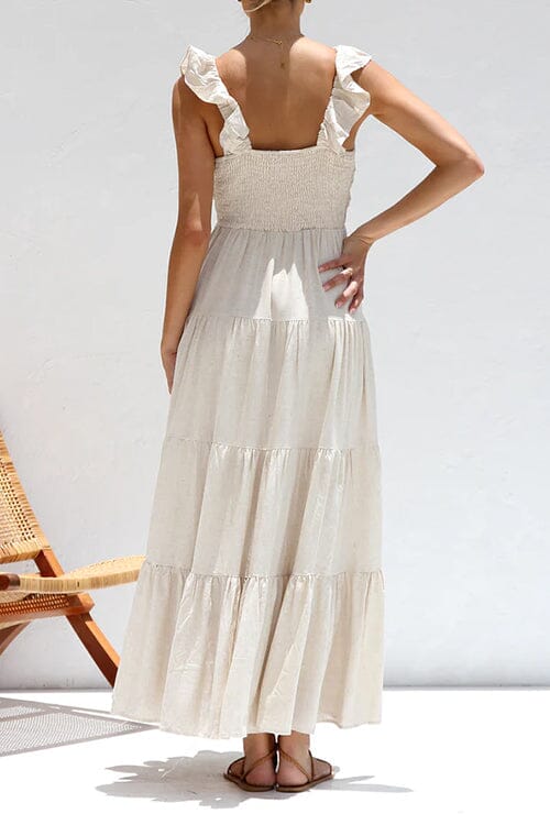 Odette Elegant Ruched Maxi Dress