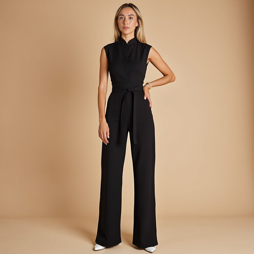 Aurelia Flowy Sleeveless Loose Fit Casual Jumpsuit