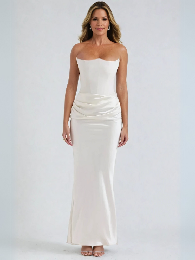 Elena Luxurious Maxi Dress in Premium Soft Fabric