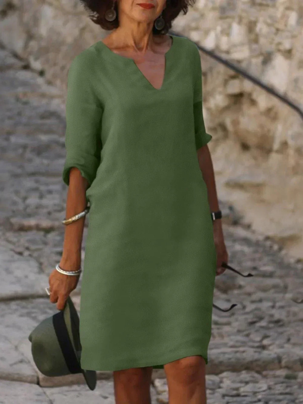 Josette V-Neck Dress