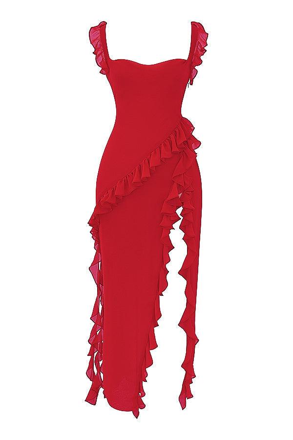 Venara High-Slit Dress
