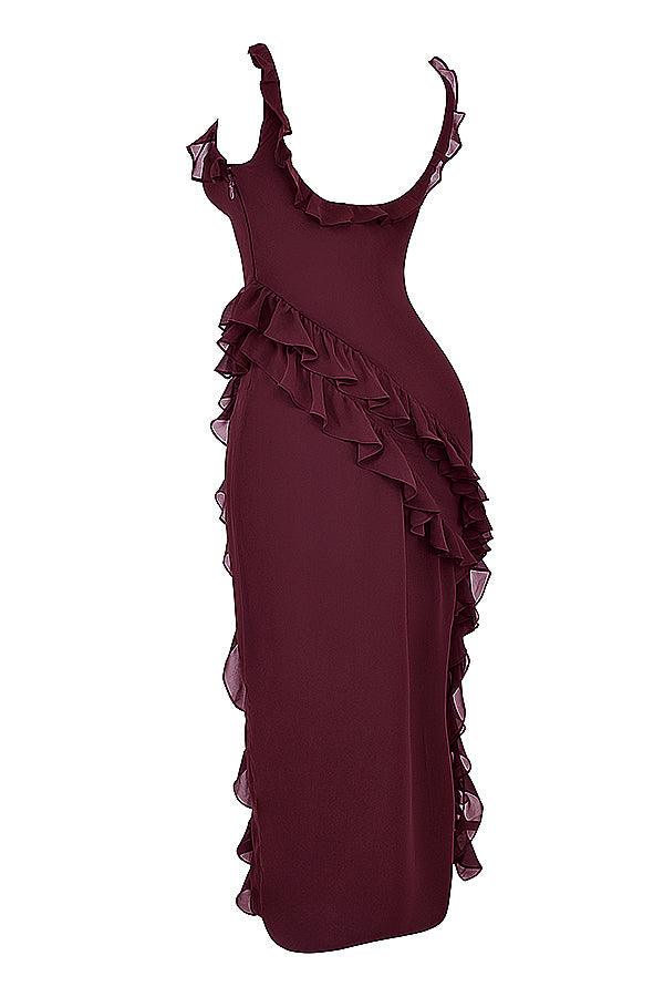Venara High-Slit Dress