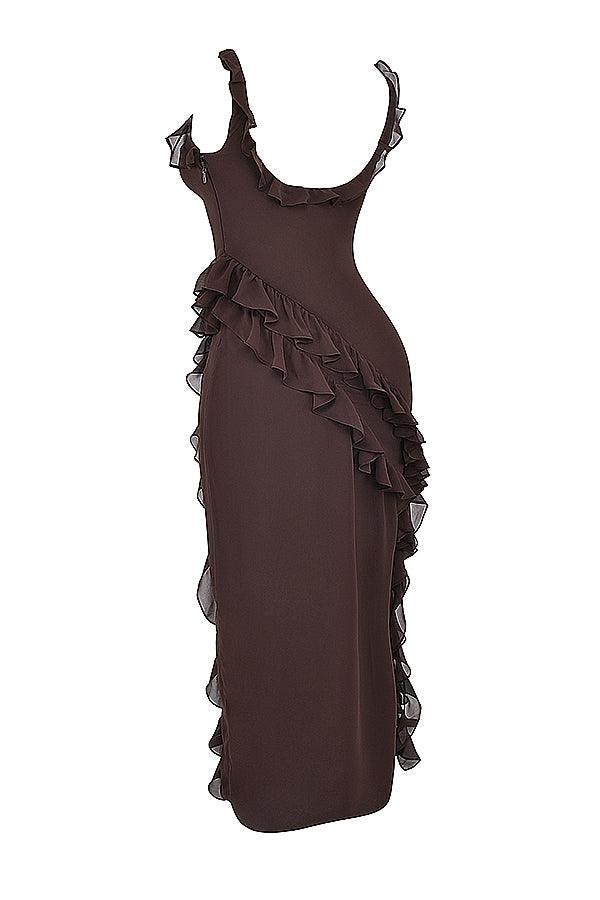 Venara High-Slit Dress