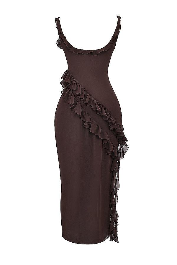 Venara High-Slit Dress