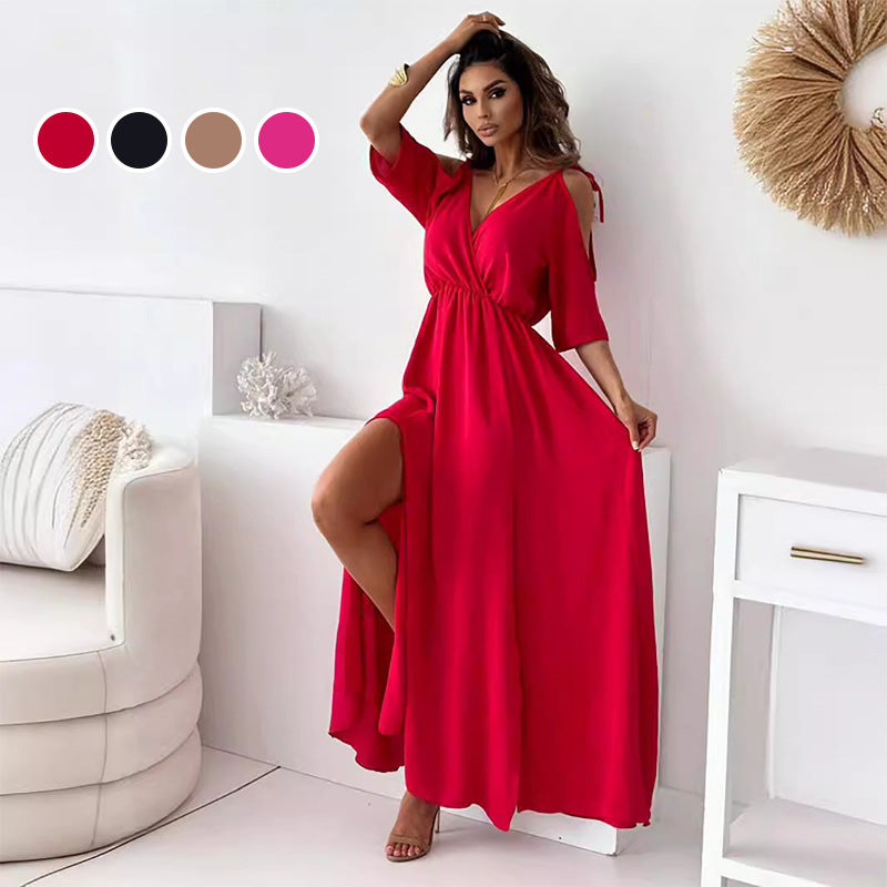 Sienna Side-Slit Elegant Dress