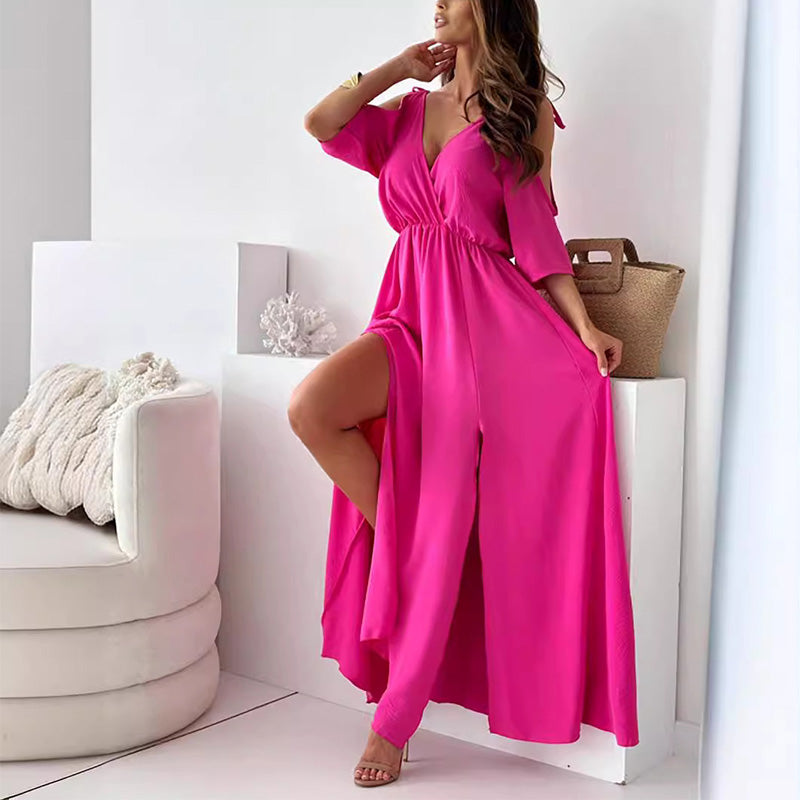 Sienna Side-Slit Elegant Dress