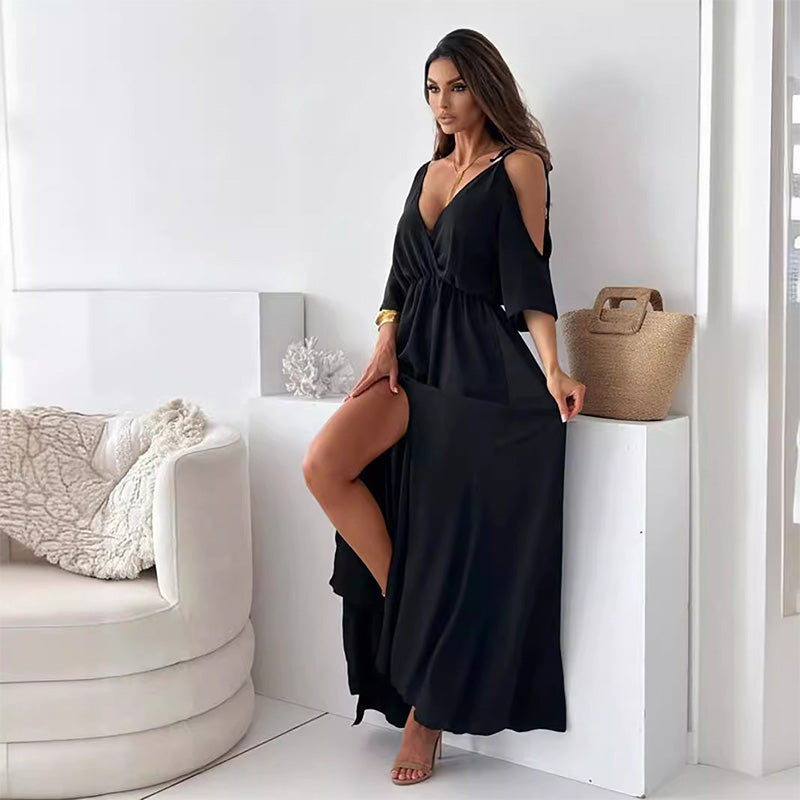 Sienna Side-Slit Elegant Dress