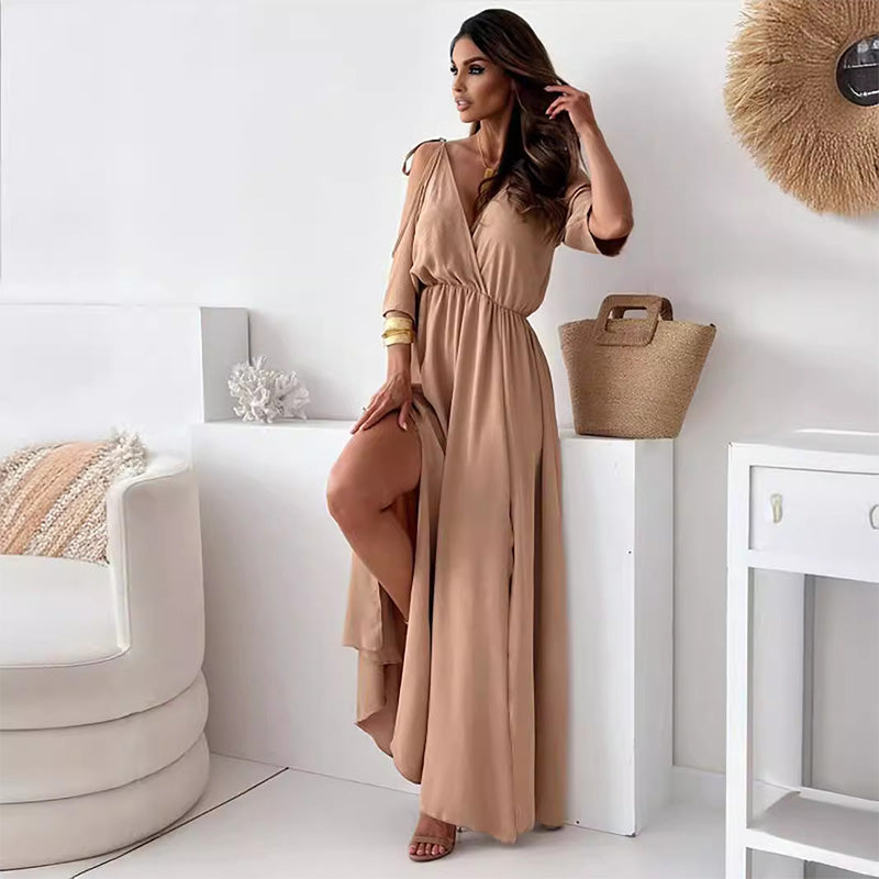 Sienna Side-Slit Elegant Dress