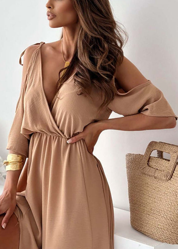 Vilna V-Neck Maxi Slit
