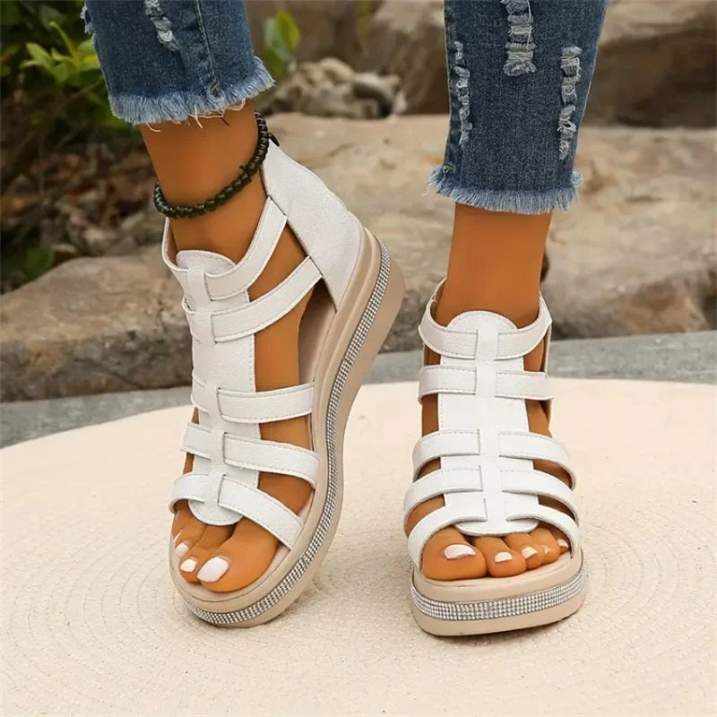 Wedge Rhinestone Wedge Sandal