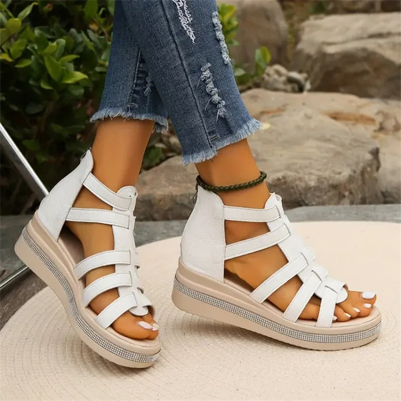 Wedge Rhinestone Wedge Sandal