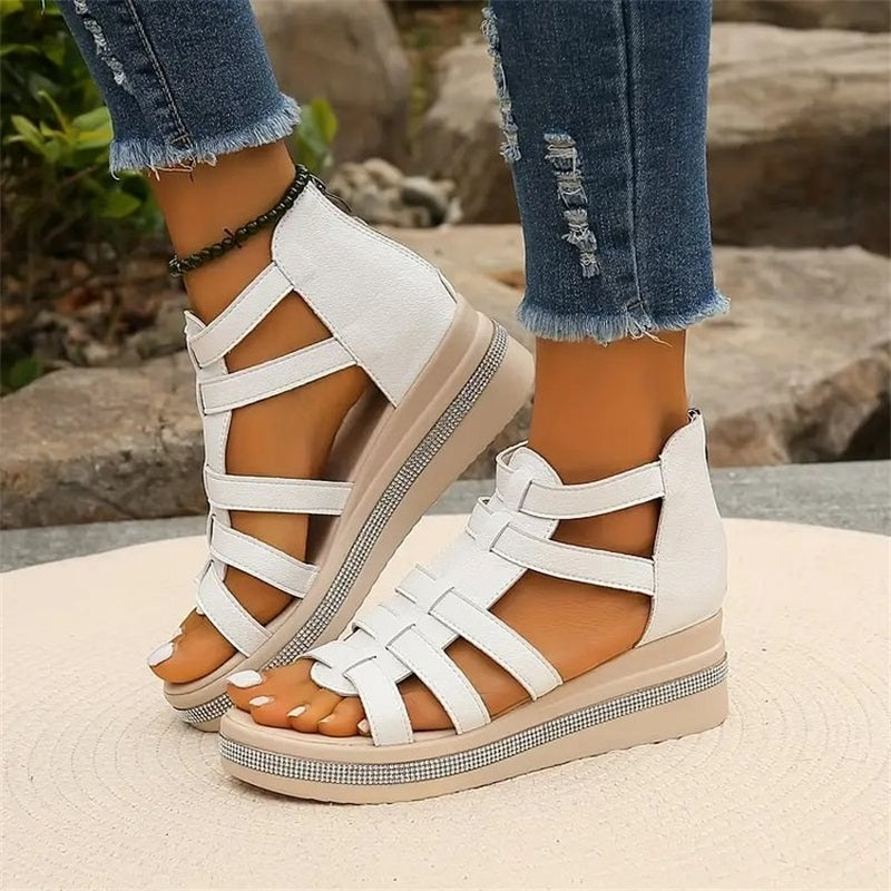 Wedge Rhinestone Wedge Sandal