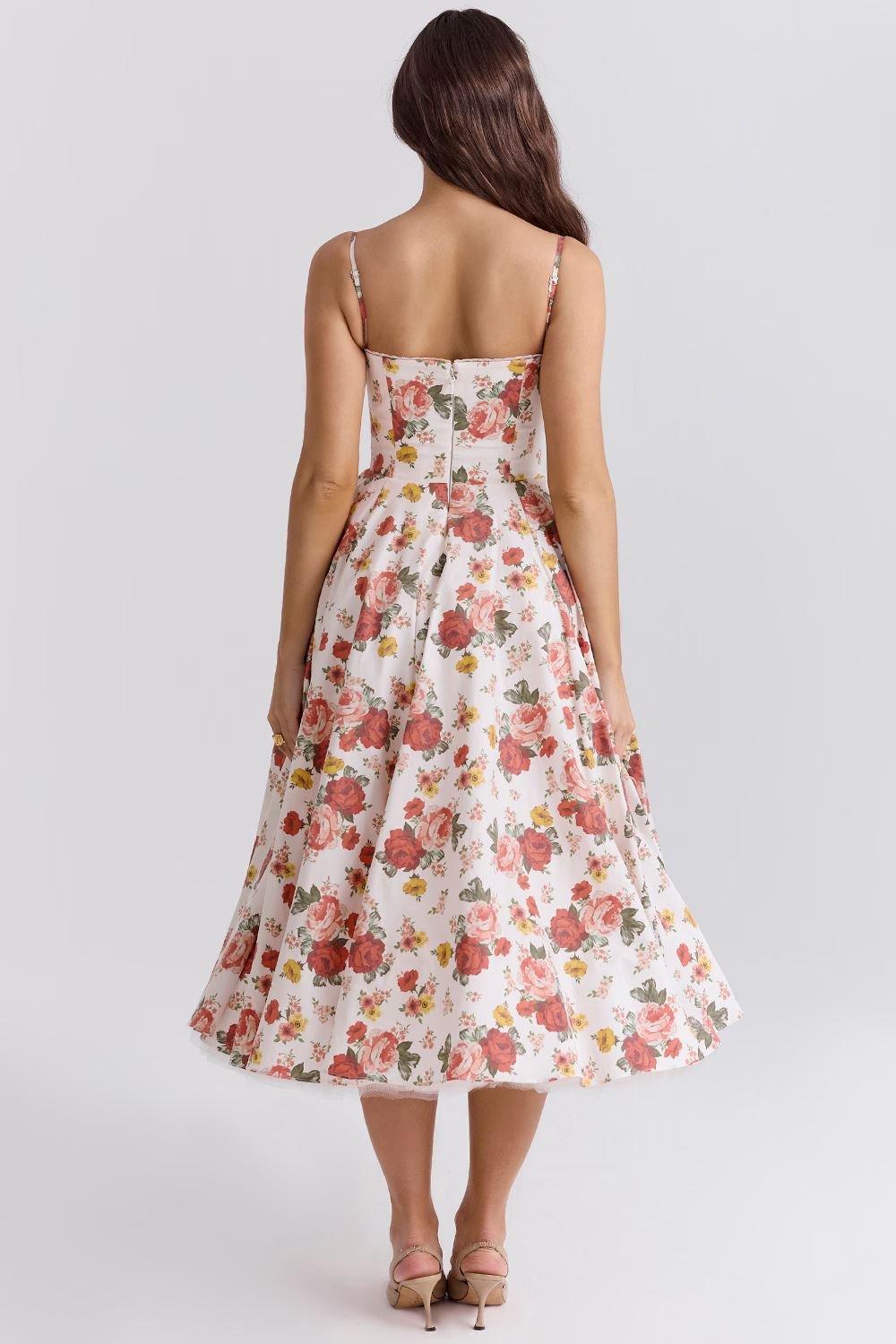 Oona Elegant Strap Midi Dress, Event Ready