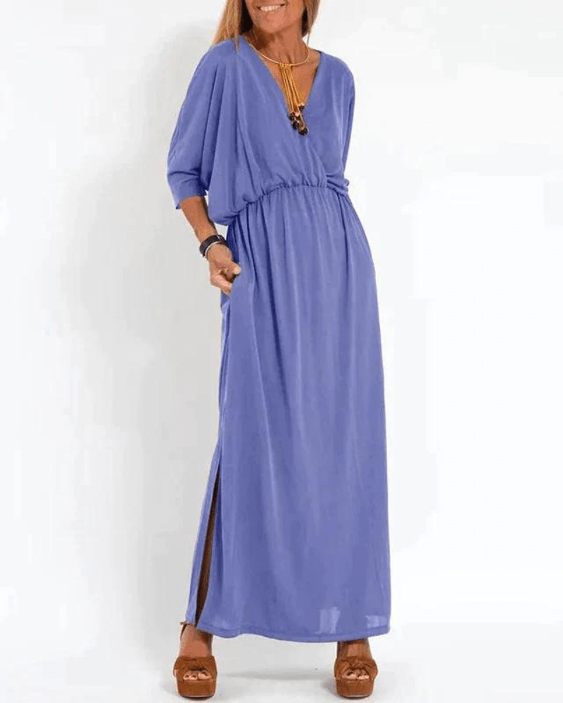 Fenetia Cozy Elegant Maxi Dress