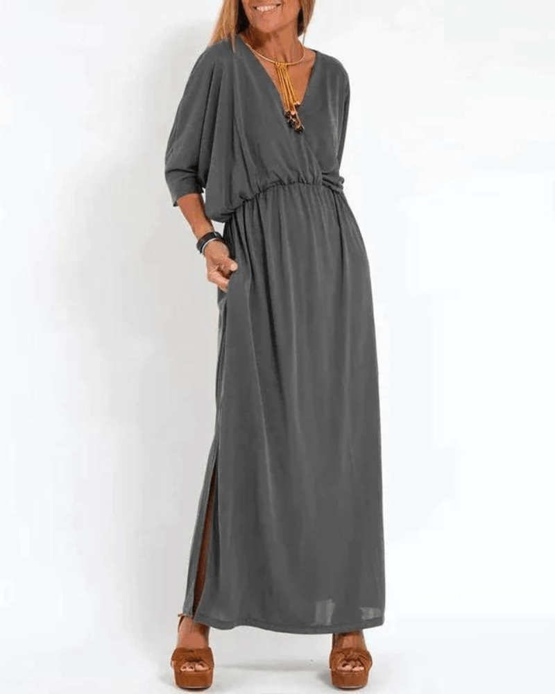 Fenetia Cozy Elegant Maxi Dress