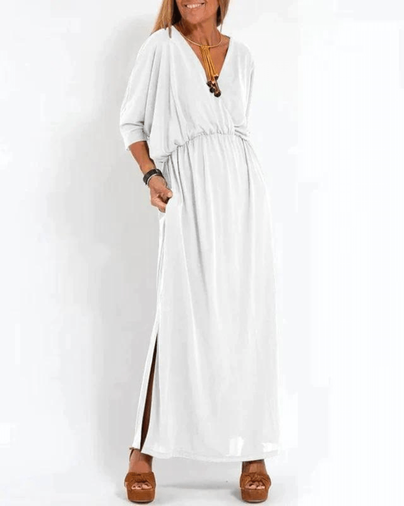Fenetia Cozy Elegant Maxi Dress