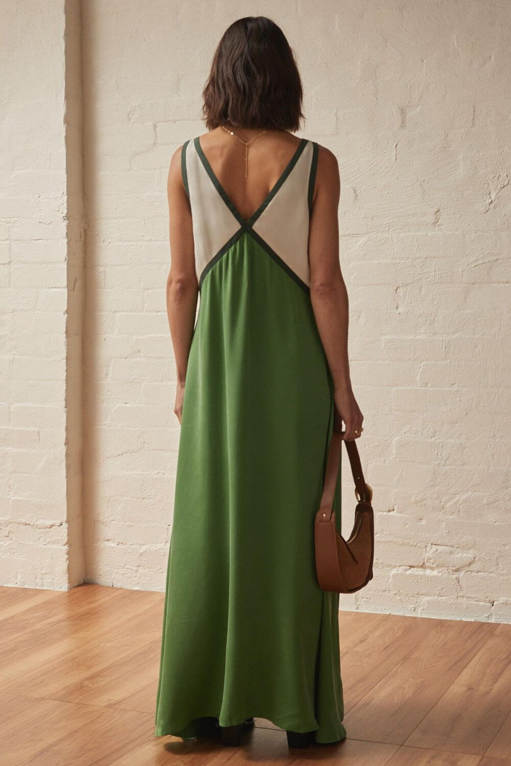Annabelle Stretch Polyester Maxi Dress