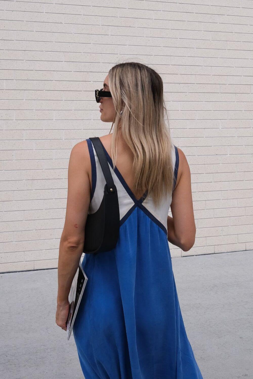 Annabelle Stretch Polyester Maxi Dress