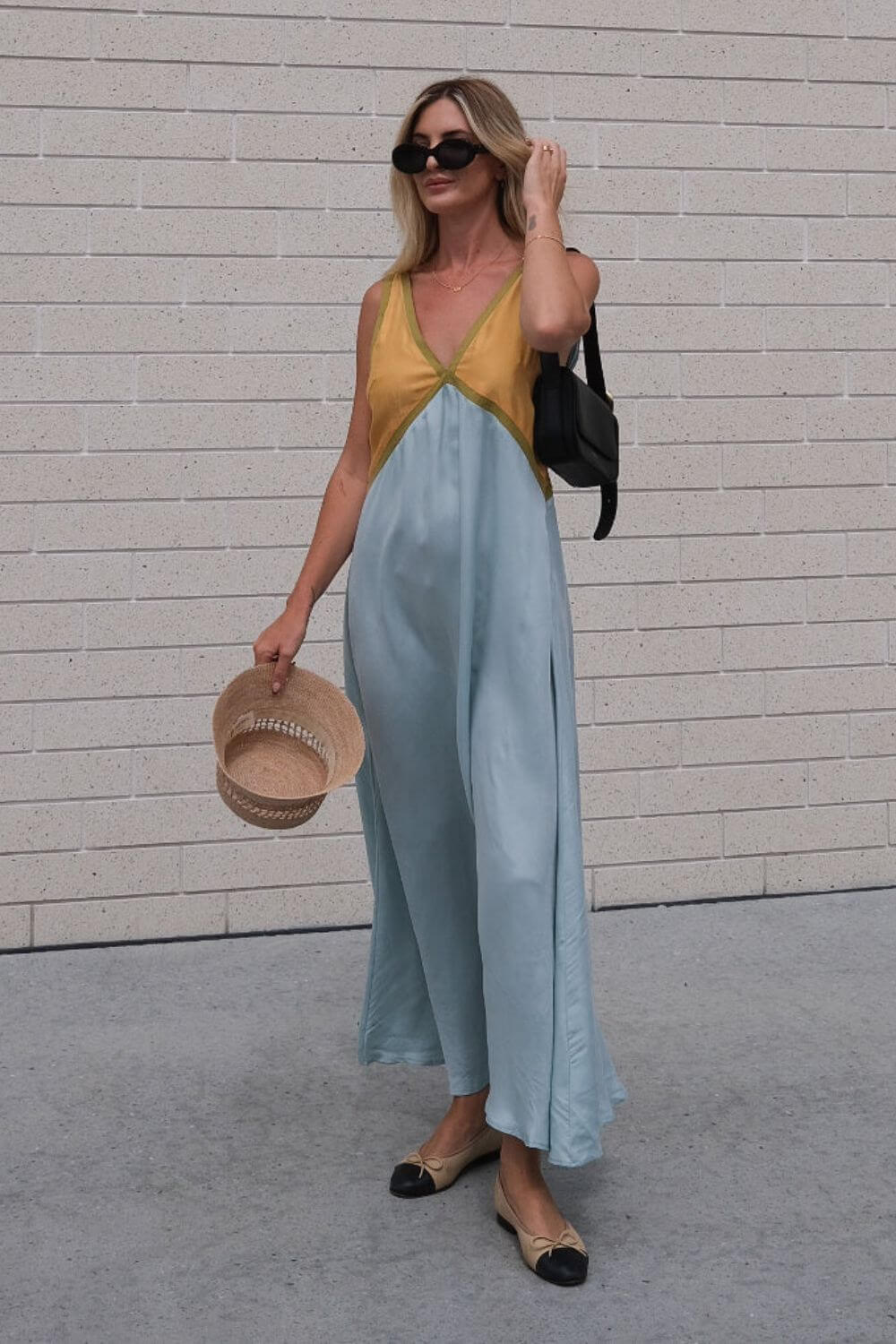 Annabelle Stretch Polyester Maxi Dress