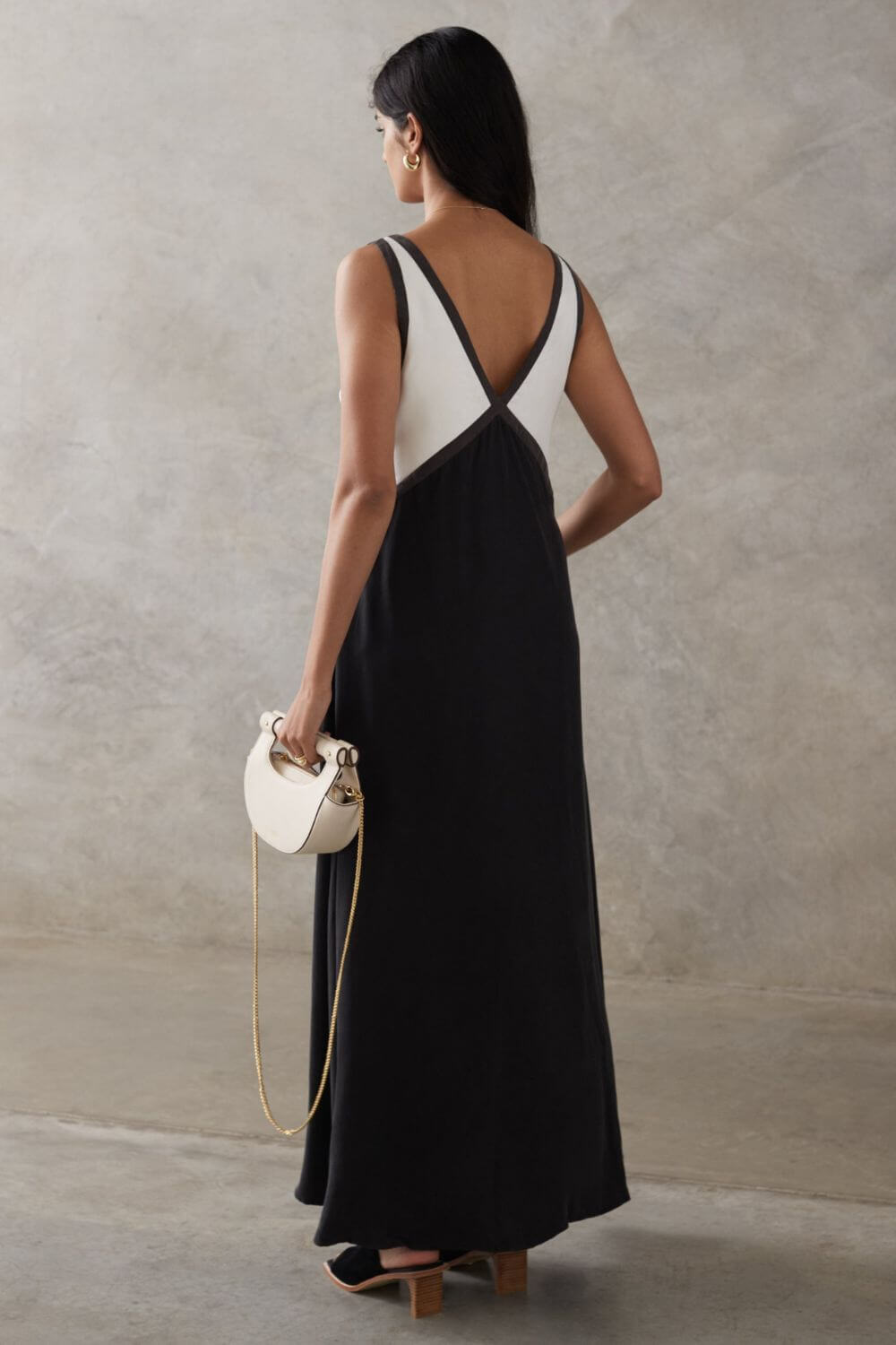 Annabelle Stretch Polyester Maxi Dress