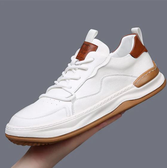 Stefano Premium Calfskin Faux Leather Casual Shoes