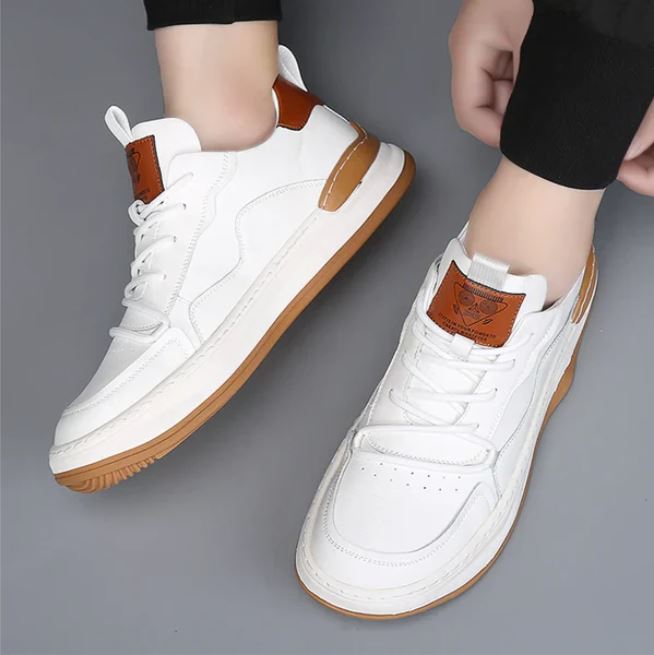 Stefano Premium Calfskin Faux Leather Casual Shoes