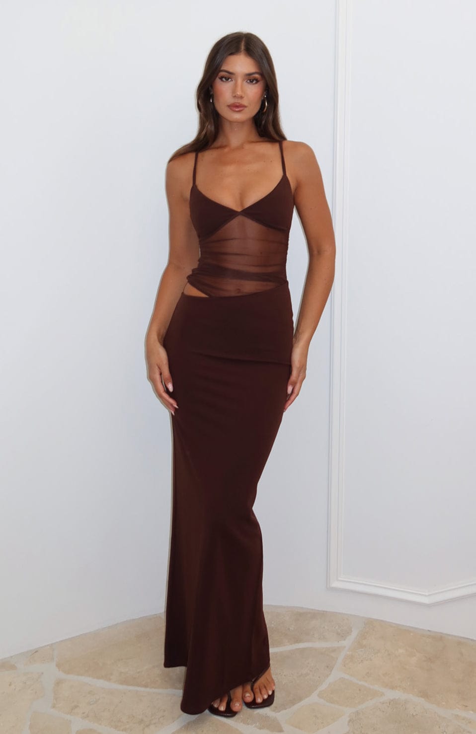 Mirelia Lightweight Airy Maxi Dress for Summer