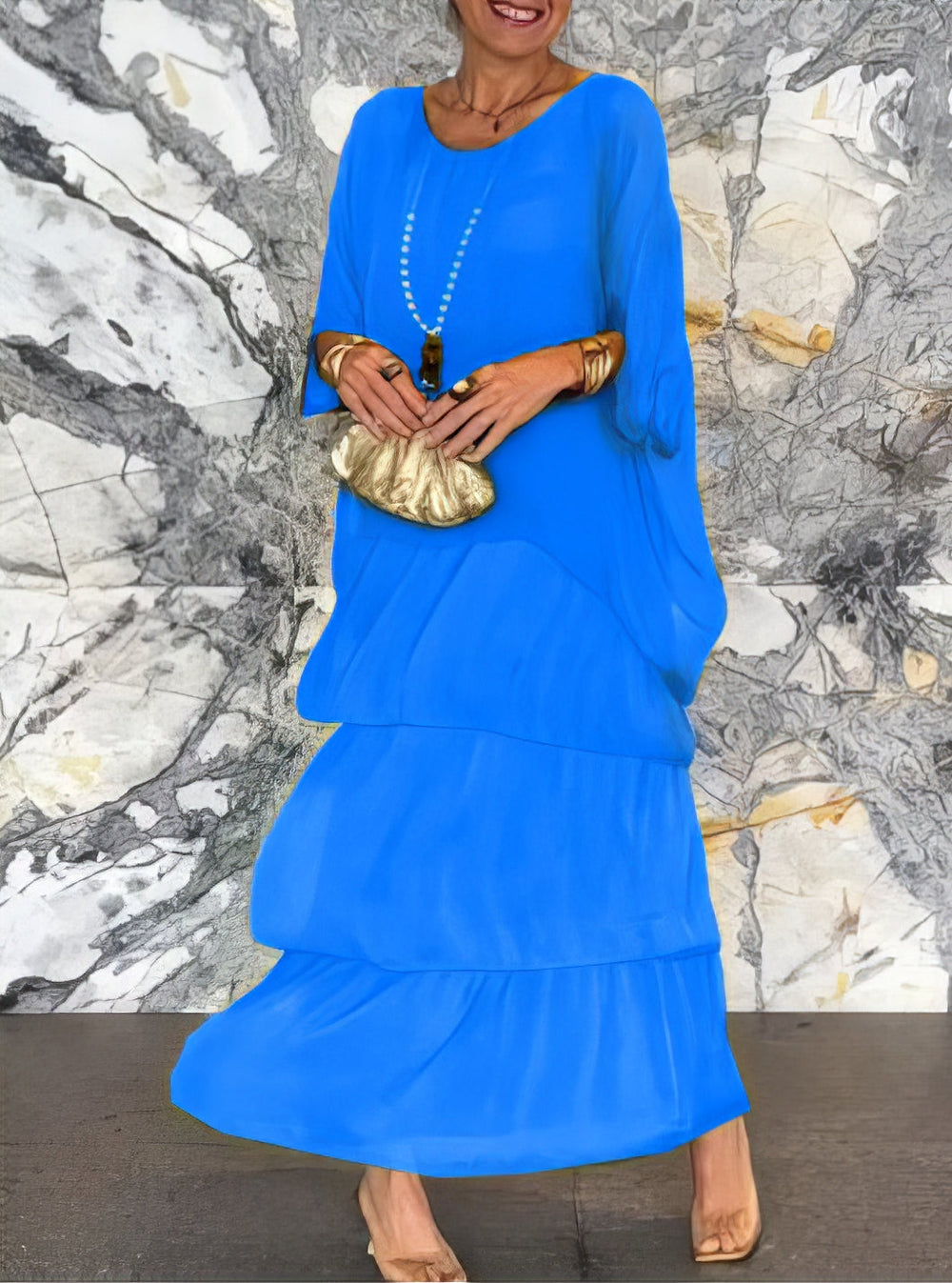 Caroline Elegant Maxi Dress for Any Occasion