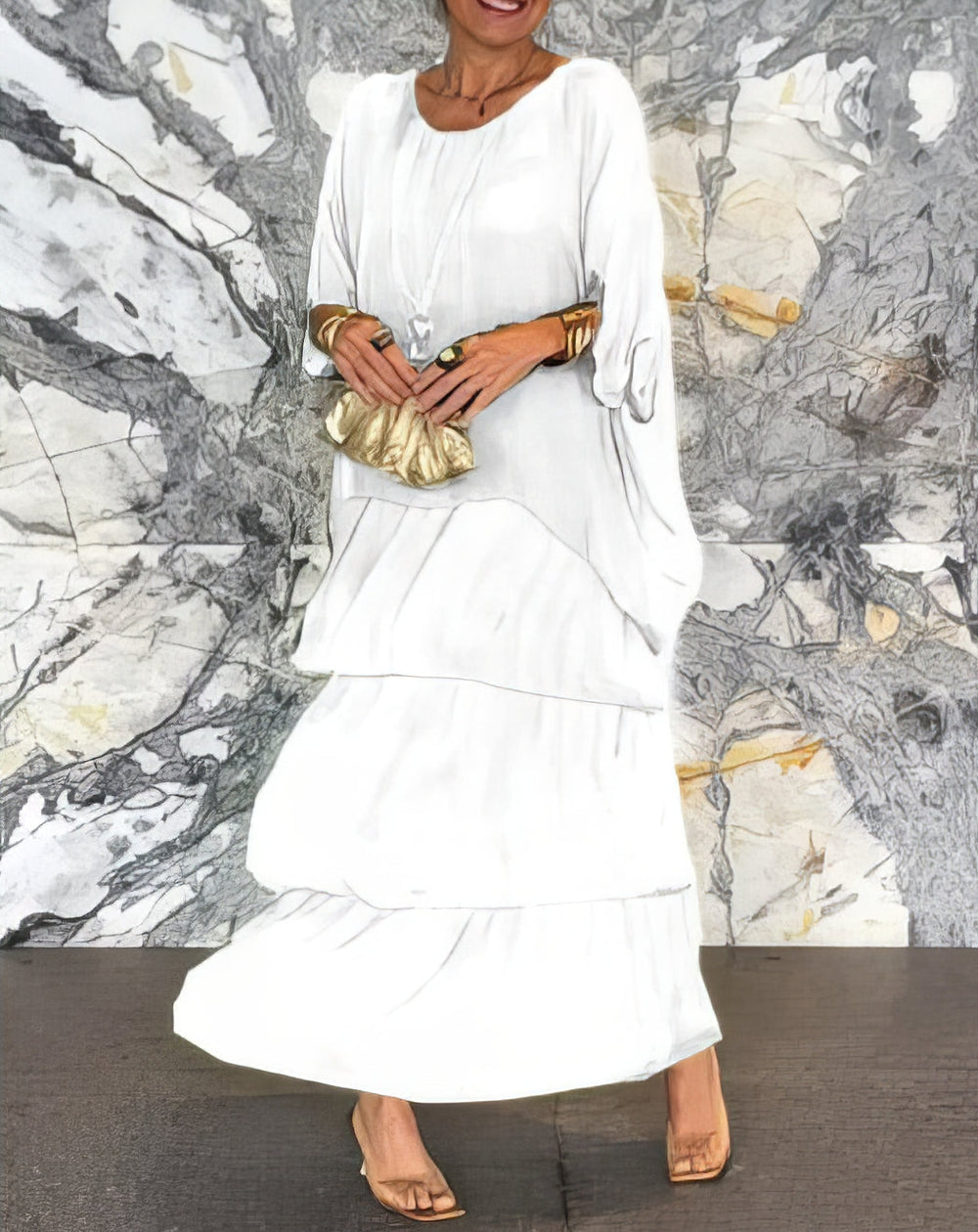Caroline Elegant Maxi Dress for Any Occasion