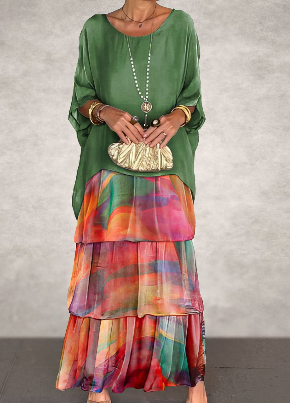 Caroline Elegant Maxi Dress for Any Occasion