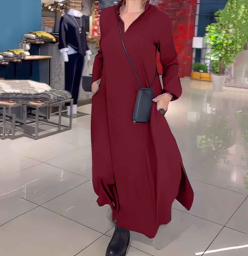 Claudia Stretch Elegant Maxi Dress