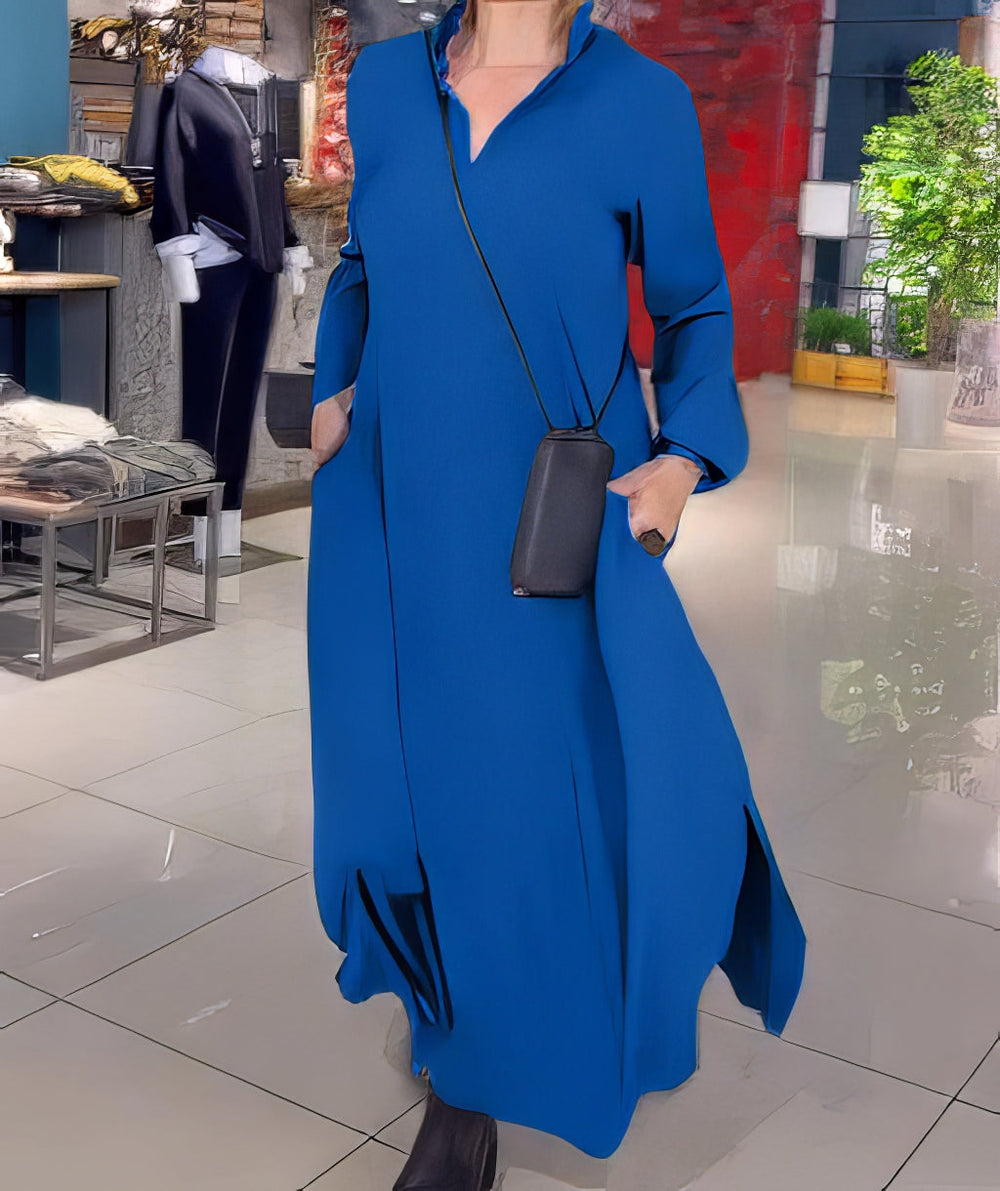 Claudia Stretch Elegant Maxi Dress