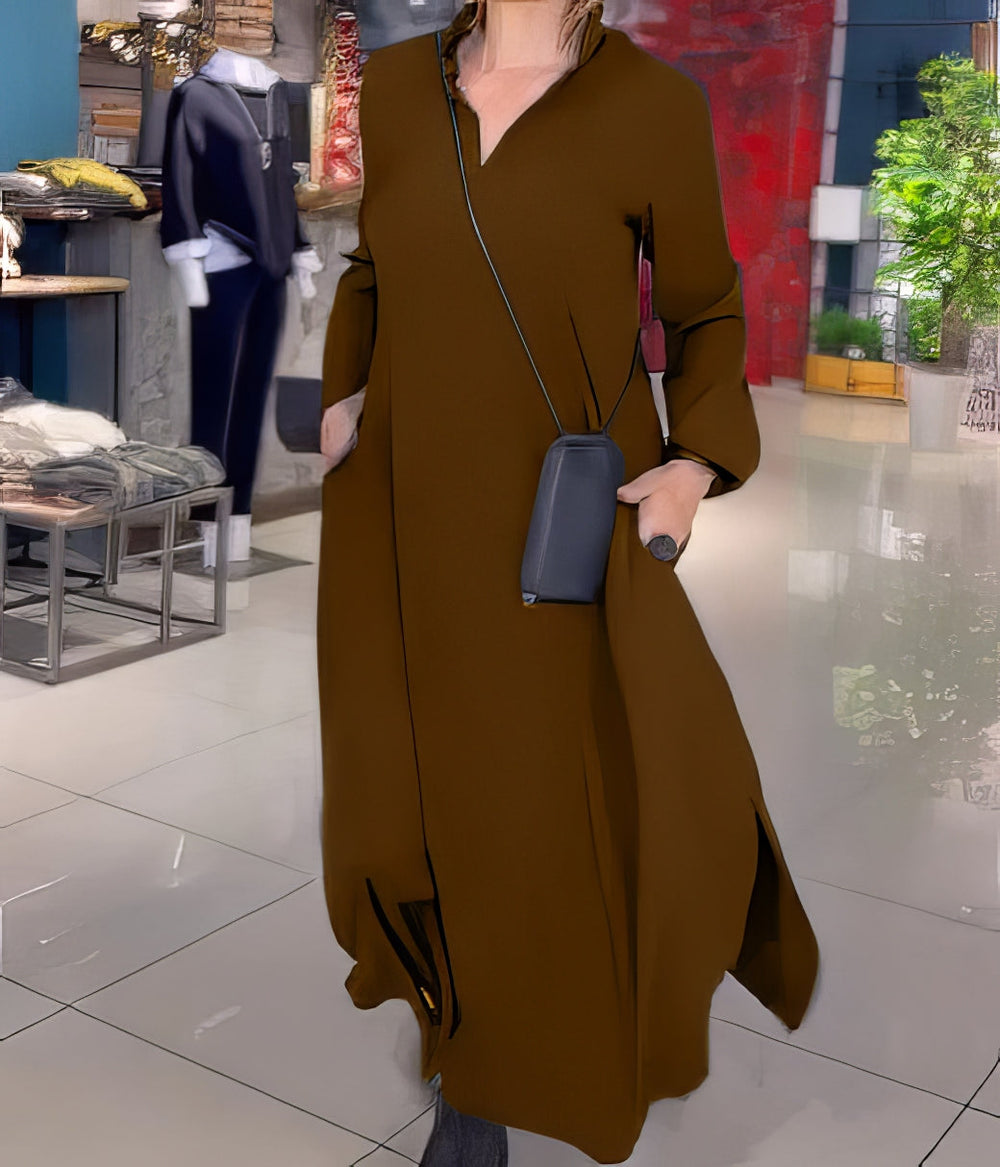 Claudia Stretch Elegant Maxi Dress